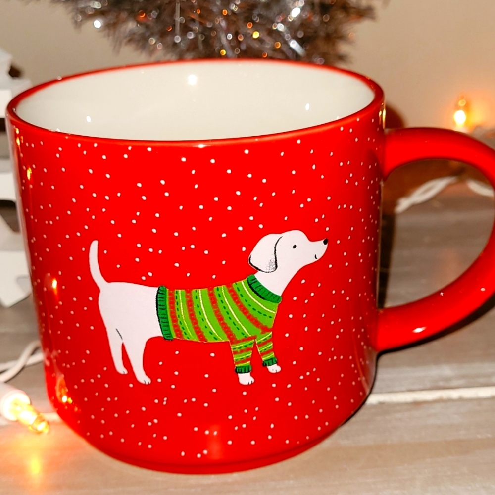 Red elum Dog Mug